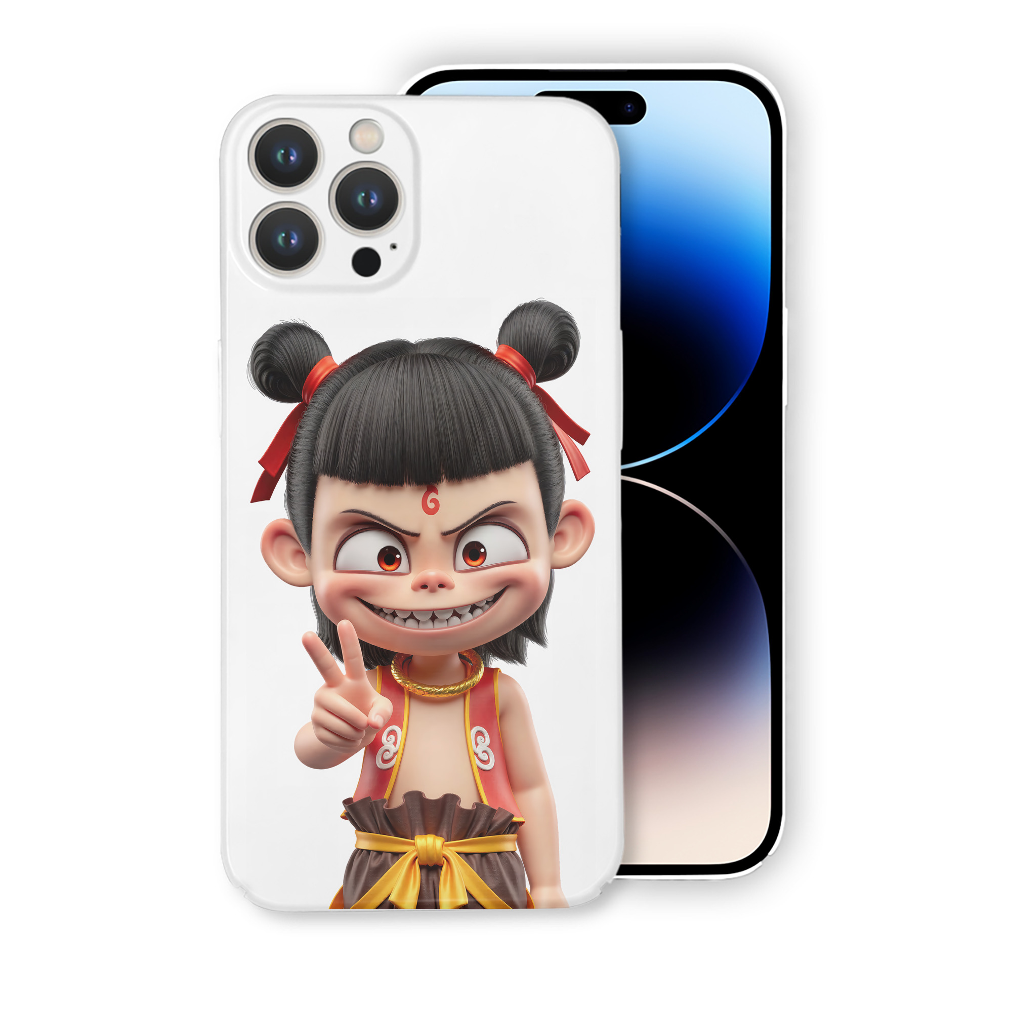 （画像用） Ne Zha 2 ナタ 魔童の大暴れ 【iPhone 14シリーズ対応】ハードケース